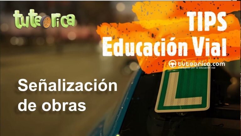 12 las marcas viales que señalizan un tramo de obras