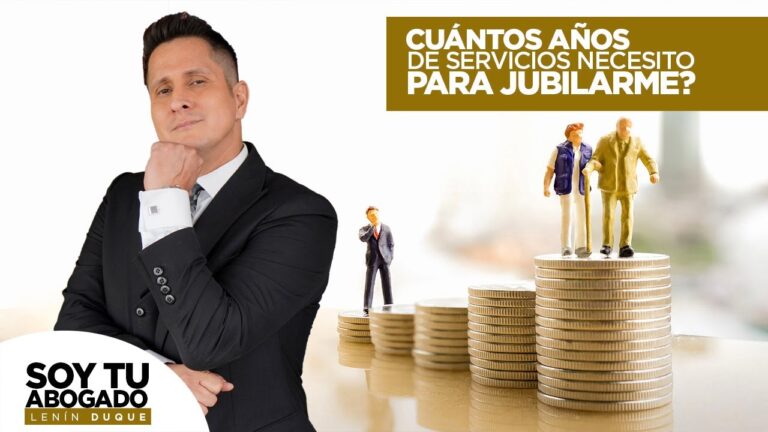 a los cuantos años de trabajo me puedo jubilar