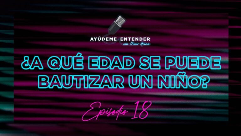 a los cuantos años se puede bautizar un niño