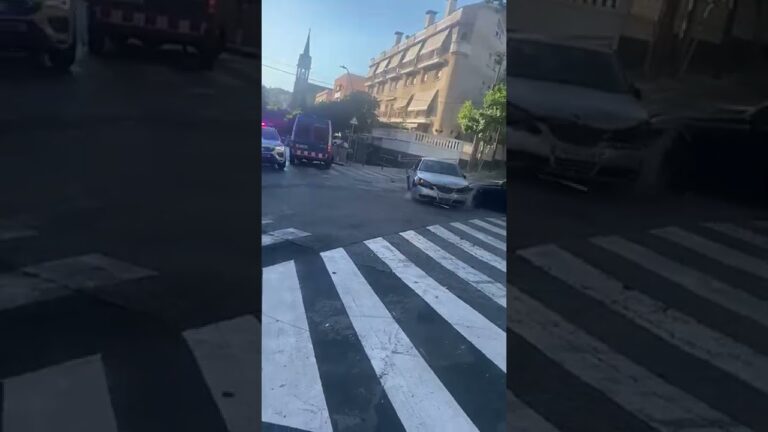 accidente de trafico en santa coloma de gramenet
