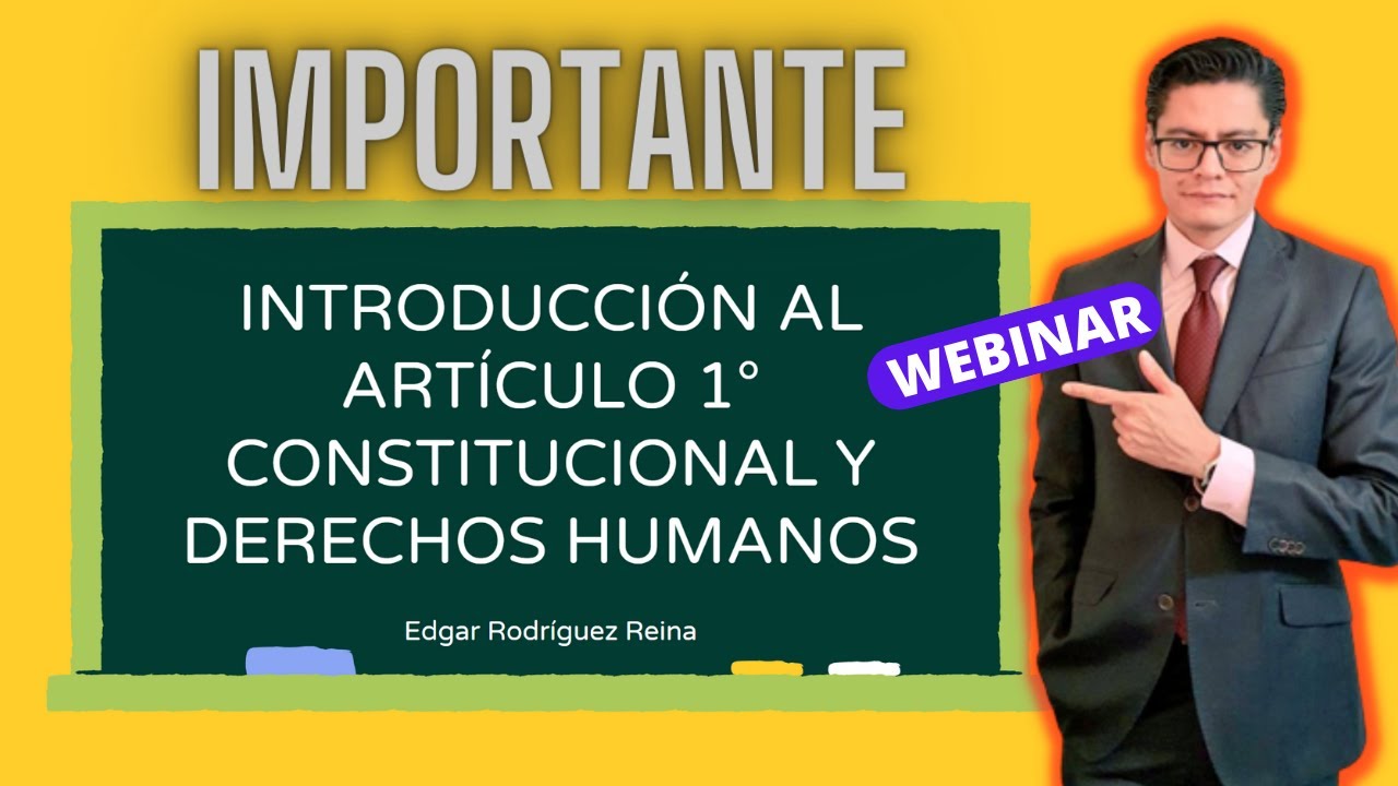 articulo 1 de los derechos humanos y sus garantias
