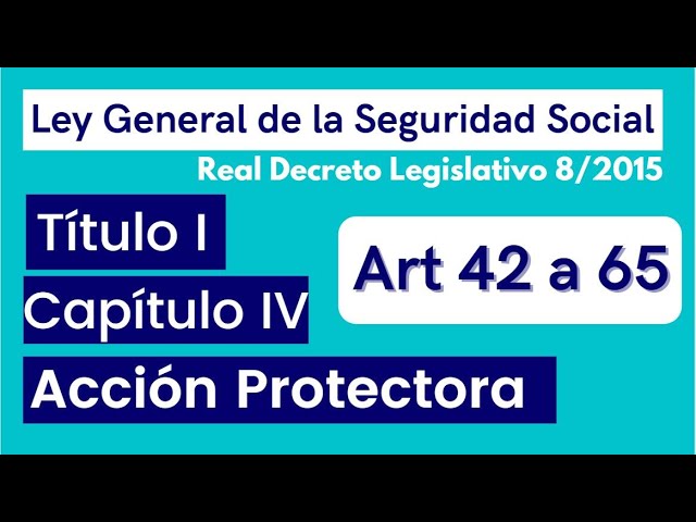 articulo 128 ley general de la seguridad social