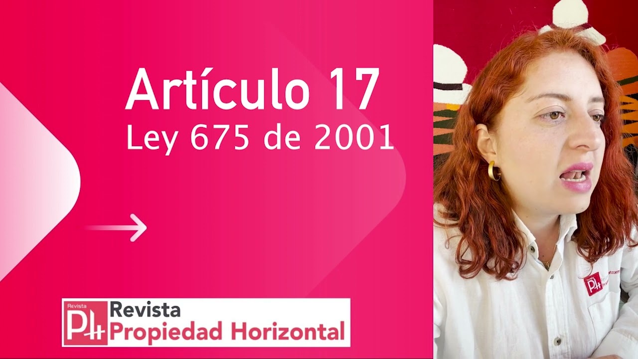 artículo 17 de la ley de propiedad horizontal