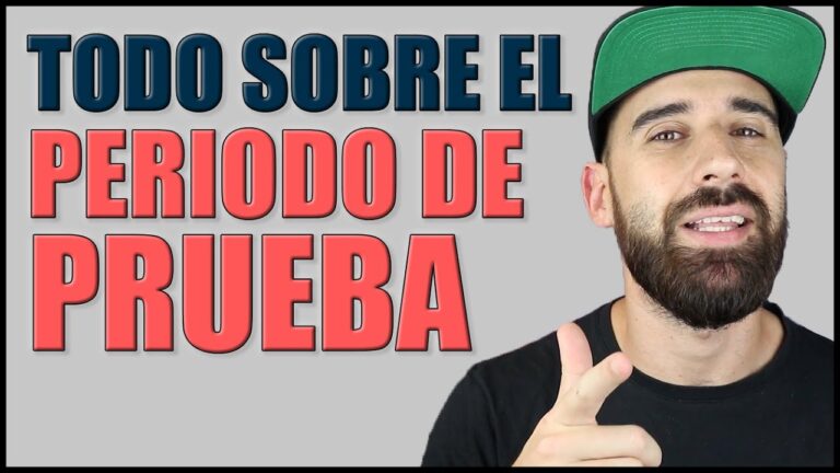 baja en periodo de prueba derecho a paro