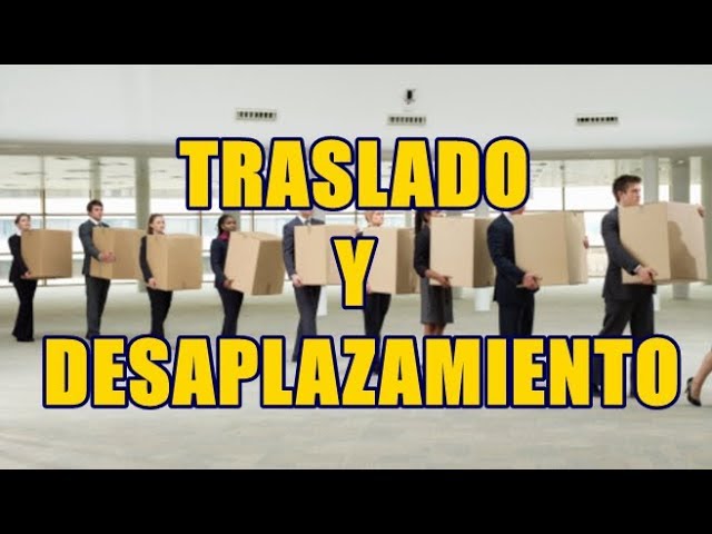 cambio de centro de trabajo en distinto municipio