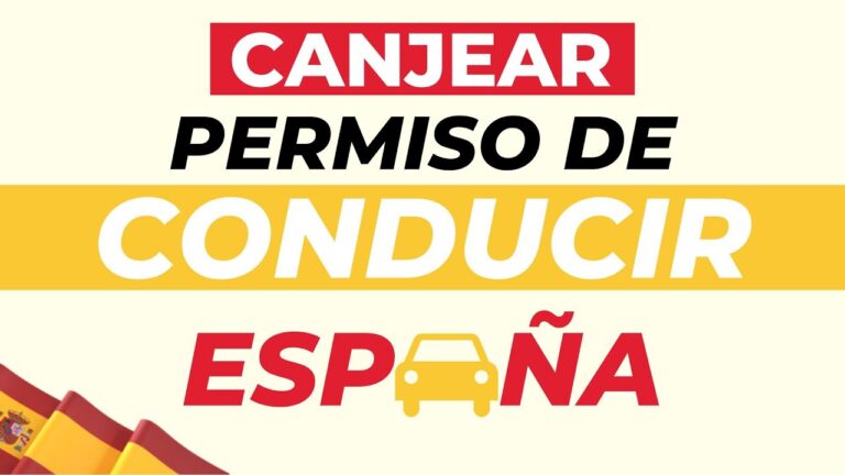 canje de permisos de conducir extranjeros en españa