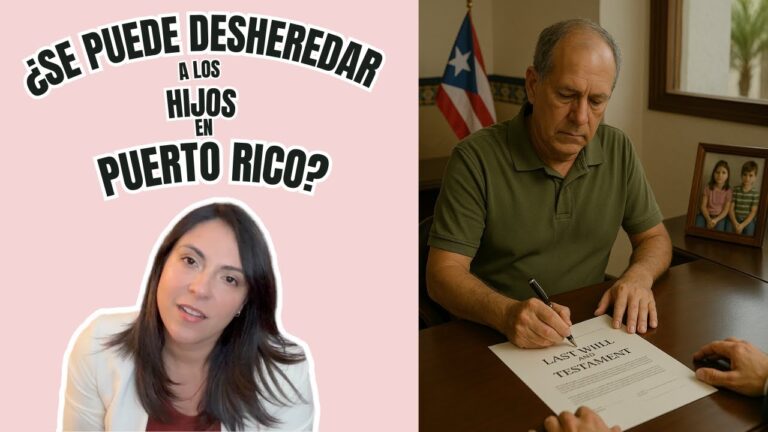 causas para desheredar a un hijo en puerto rico
