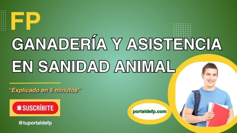 ciclo formativo grado superior ganaderia y asistencia en sanidad animal