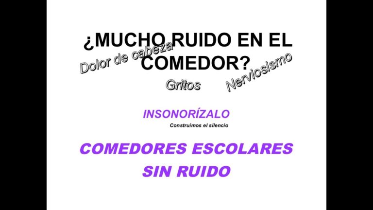 como evitar el exceso de ruido en el colegio