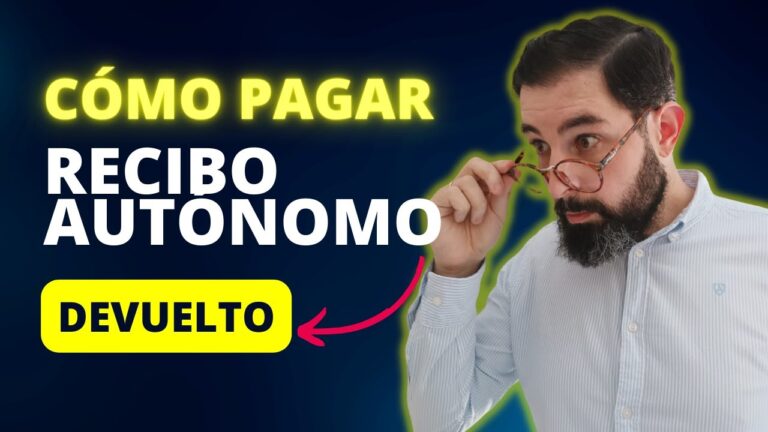 como pagar un recibo de autonomos devuelto por internet