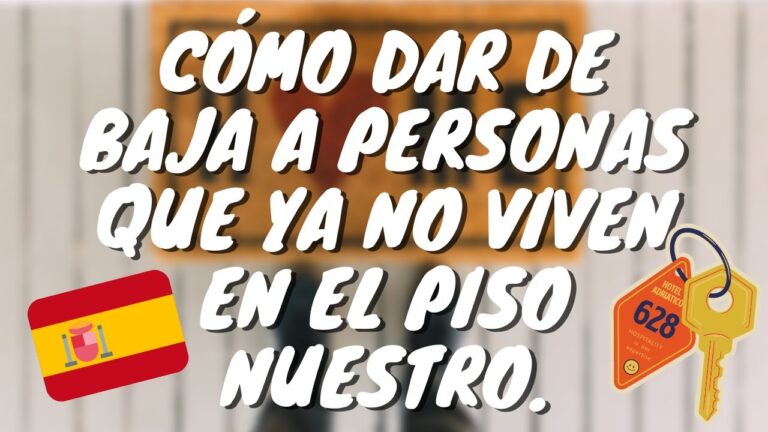 como quitar a una persona del padron municipal