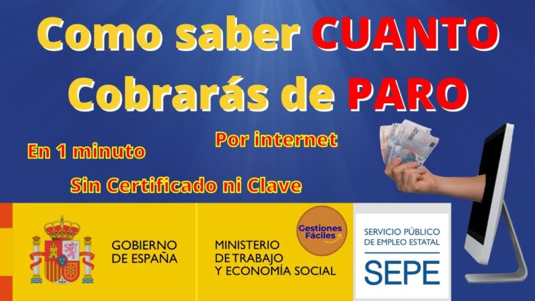 como saber lo que voy a cobrar de paro