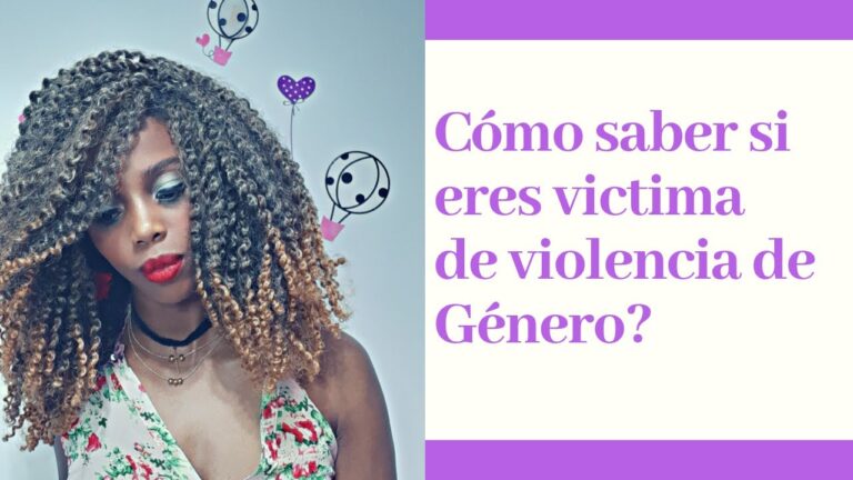 como saber si eres victima de violencia de genero