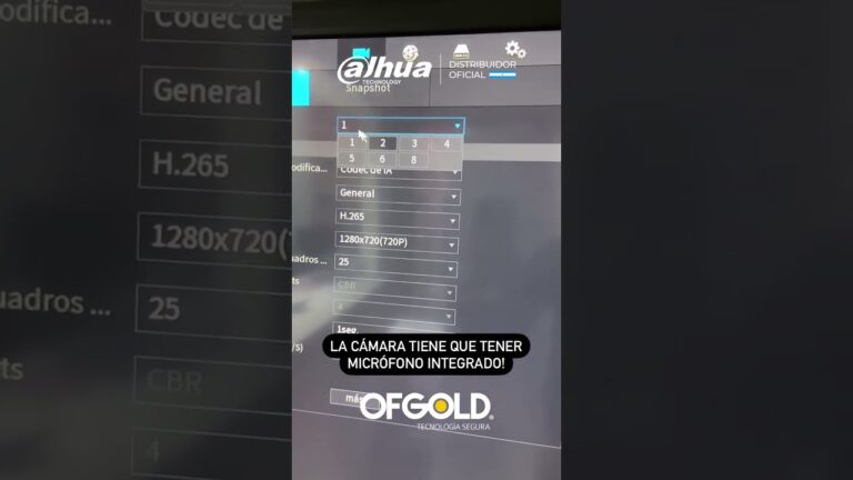 como saber si las camaras de seguridad tiene audio