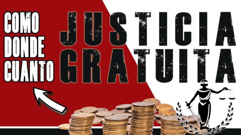 cómo saber si tengo derecho a justicia gratuita
