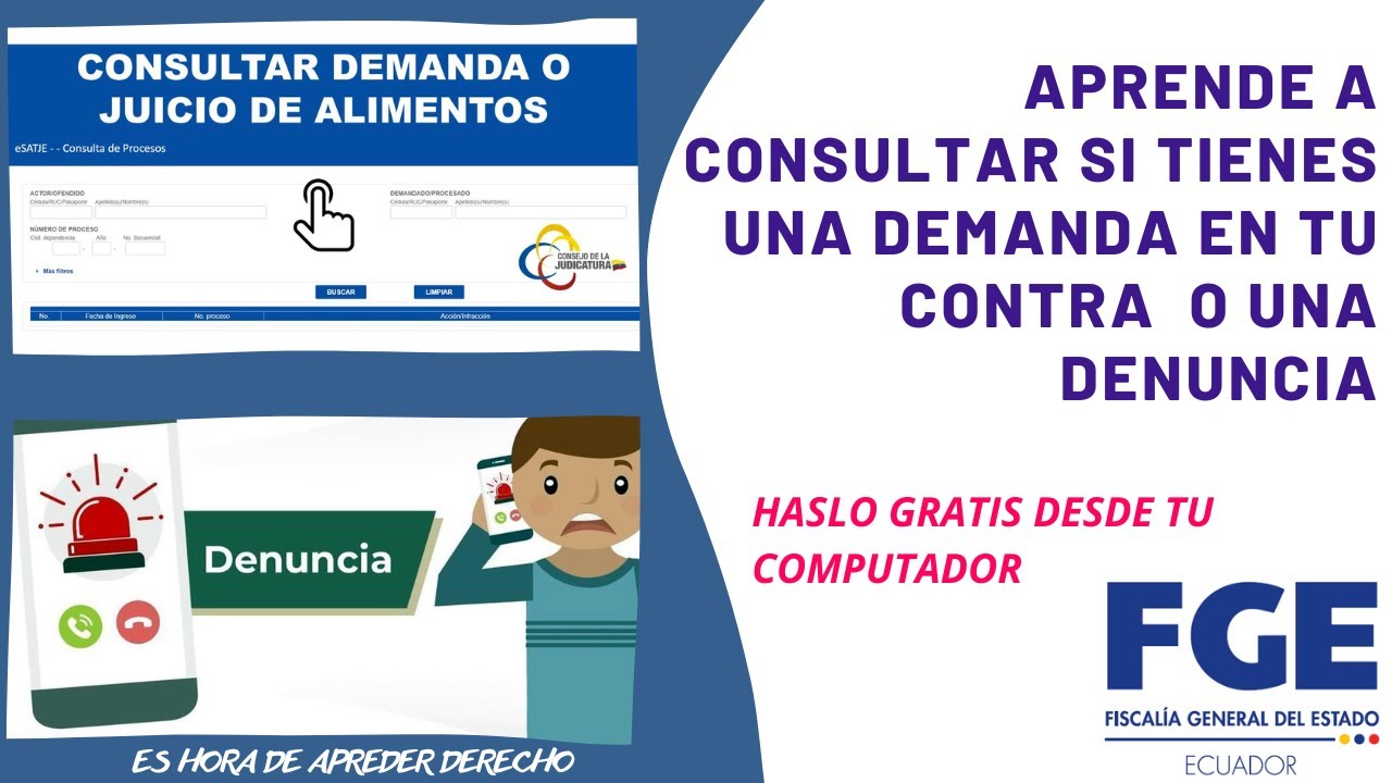 como saber si tengo problemas con la justicia