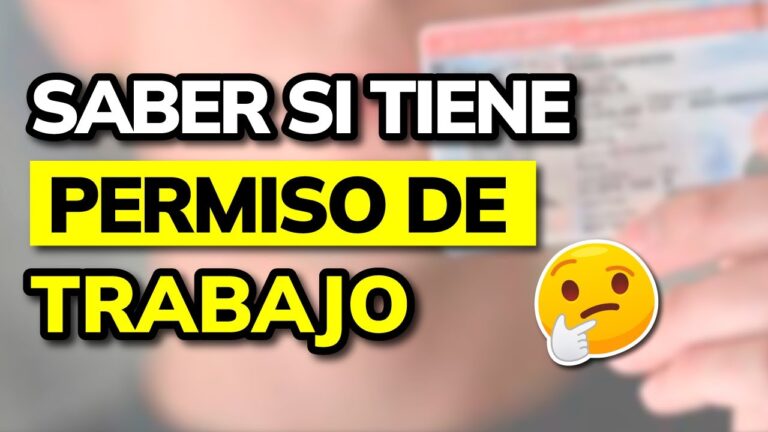 como saber si un extranjero tiene permiso de trabajo