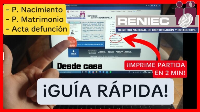 como sacar partida de matrimonio por internet gratis peru