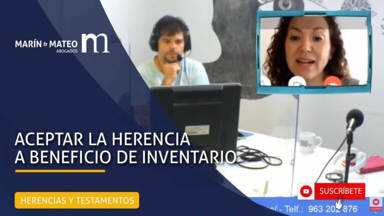 como se acepta una herencia a beneficio de inventario