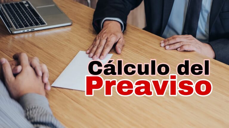 como se cuentan los 15 dias de preaviso