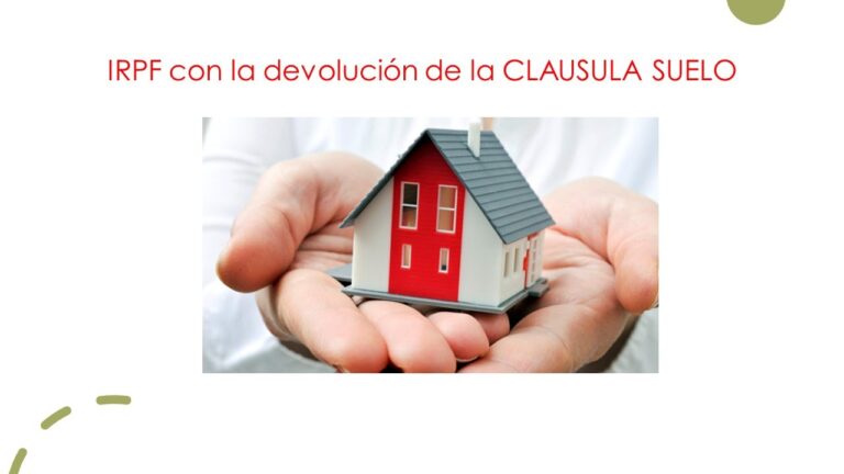 como se declara la devolucion de clausula suelo