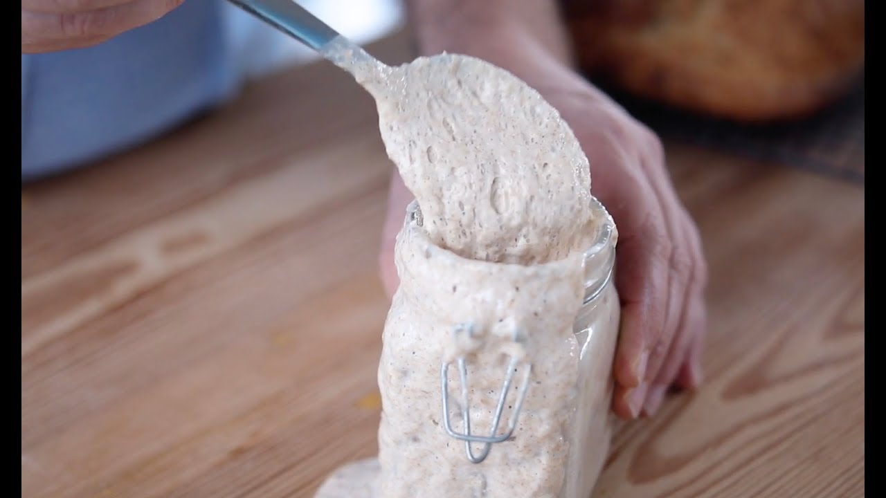 como se hace la masa madre del pan
