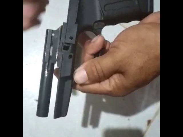 como taladrar el cañon de una pistola de fogueo