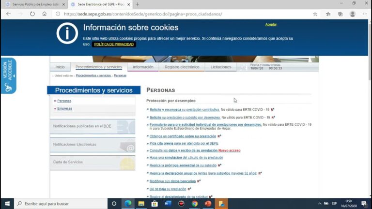 como ver mi cita del inem por internet