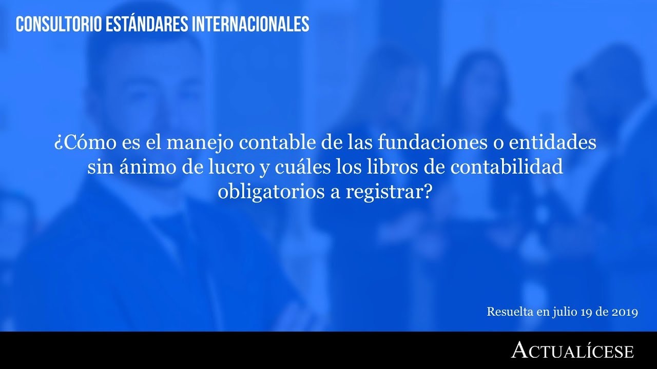 contabilidad de una fundacion sin fines de lucro