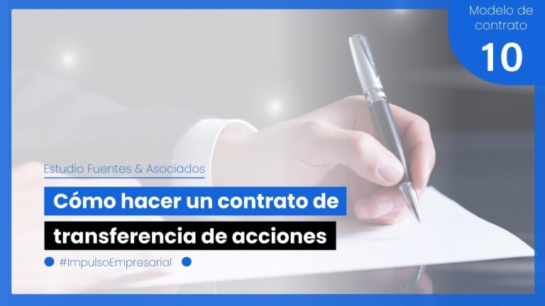 contrato de compraventa de acciones de sociedad anonima