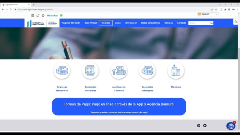 copia de documento de inscripción ante el registro mercantil