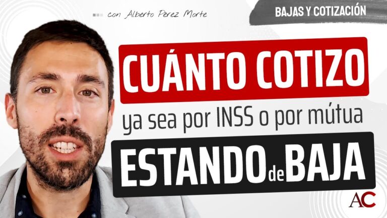 cotizacion a la seguridad social estando de baja