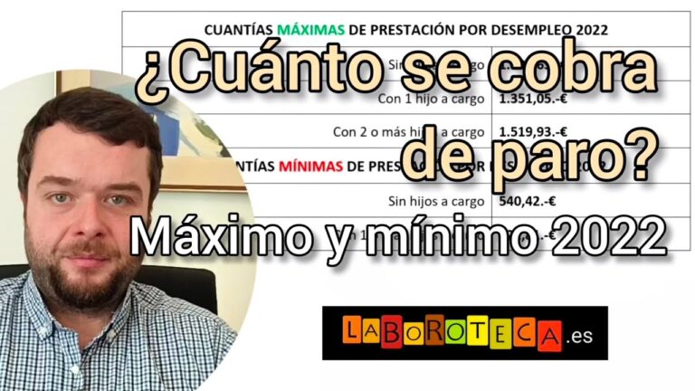 cual es el maximo de paro que se puede cobrar
