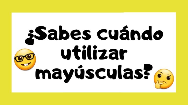 cual es el uso correcto de las mayusculas