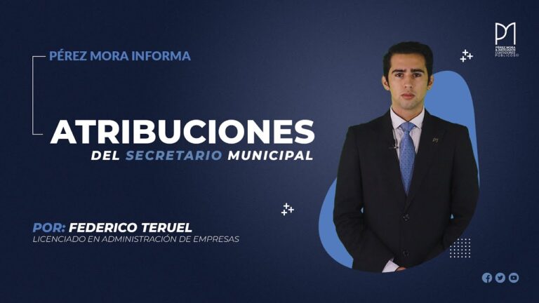 cual es la funcion de un secretario municipal