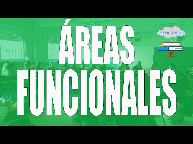 cuales son las 4 areas funcionales de una empresa