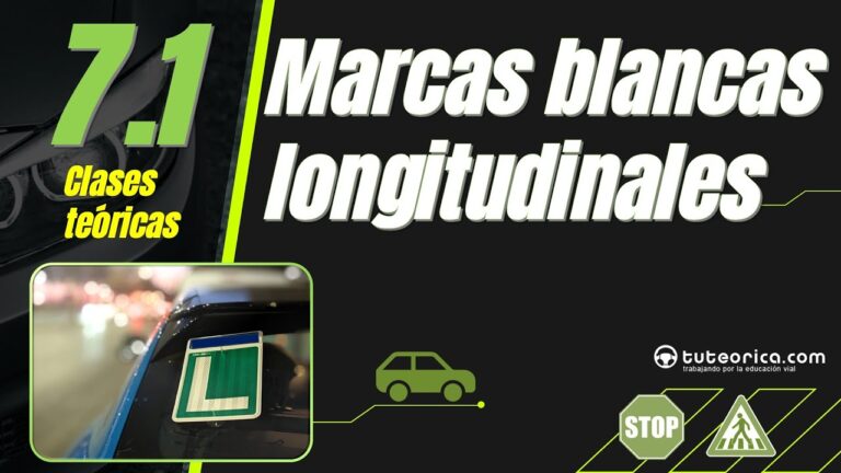 cuales son las marcas longitudinales en la via