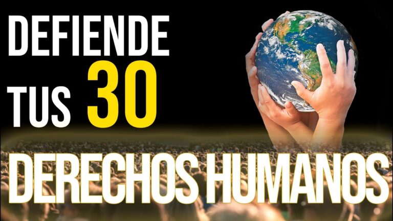 cuales son los 30 articulos de derechos humanos