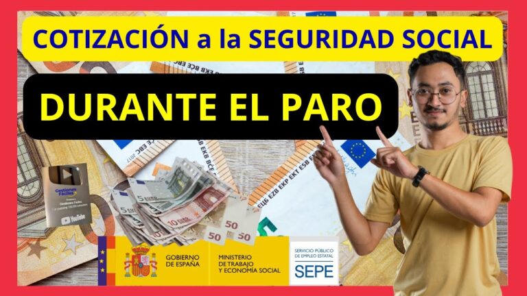 cuando estas en el paro cotizas a la seguridad social