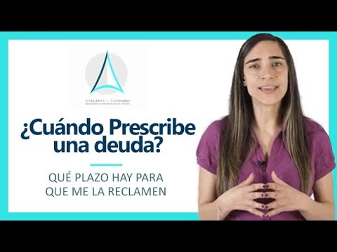 cuando prescribe una deuda de un prestamo personal