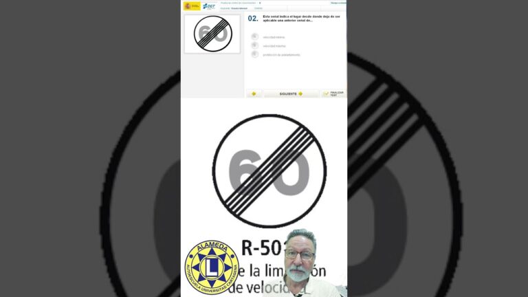 cuándo termina la limitación de velocidad que impone esta señal