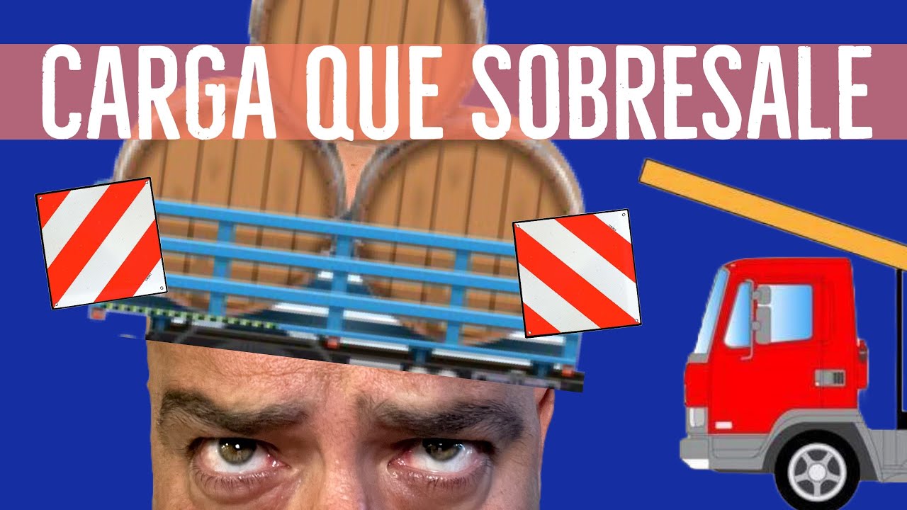 cuanto se puede sobresalir la carga en un coche