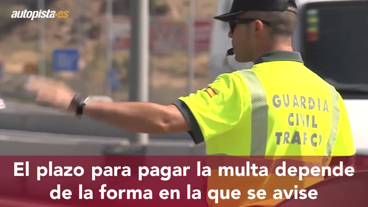 cuanto tarda en llegar una multa de trafico