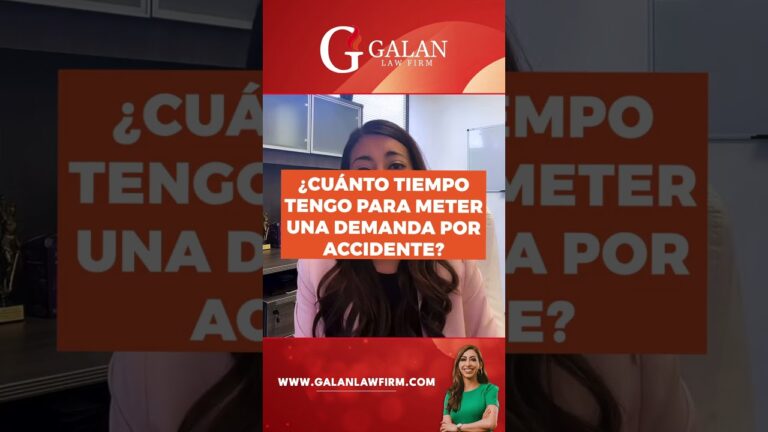 cuanto tiempo tengo para demandar por accidente de transito