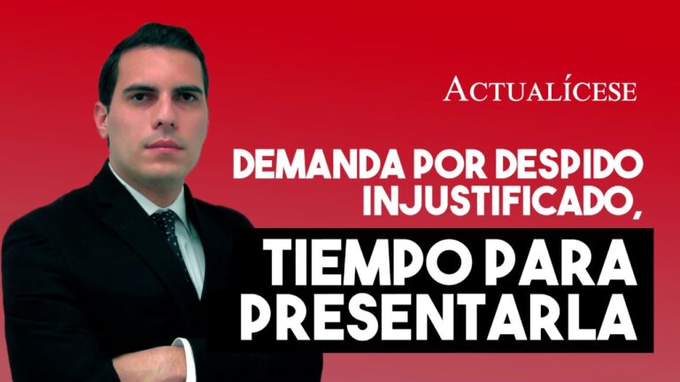 cuanto tiempo tengo para demandar un despido injustificado