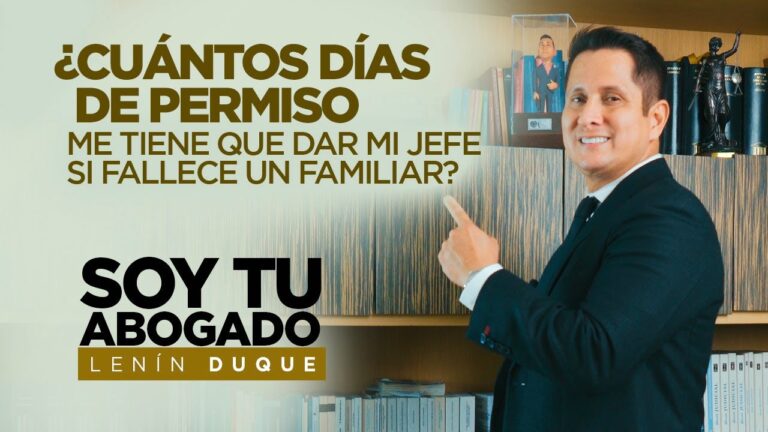 cuantos dias te corresponden por fallecimiento de un padre