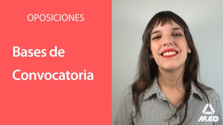 datos a consignar segun las bases de la convocatoria