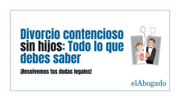 demanda de divorcio contencioso sin hijos y sin bienes