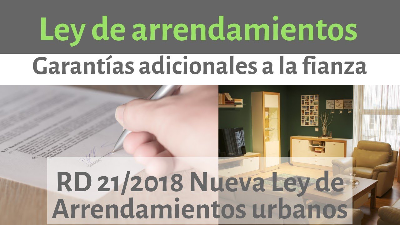 deposito de fianza en metalico por arrendamiento de fincas urbanas