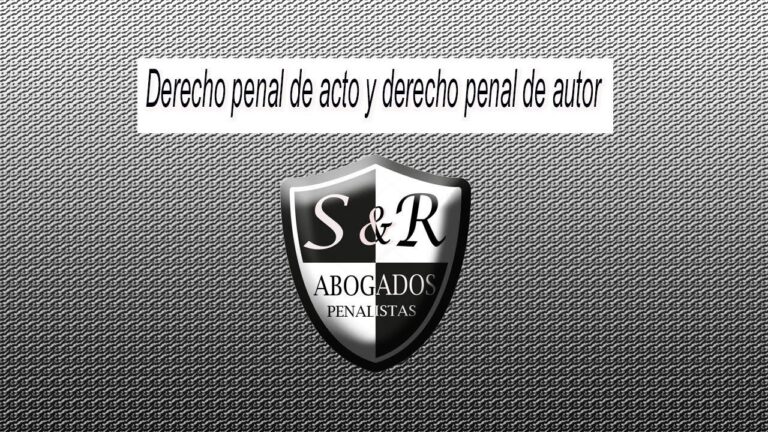 derecho penal de hecho y derecho penal de autor